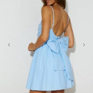 Hello Molly Blue Spaghetti Strap Sundress